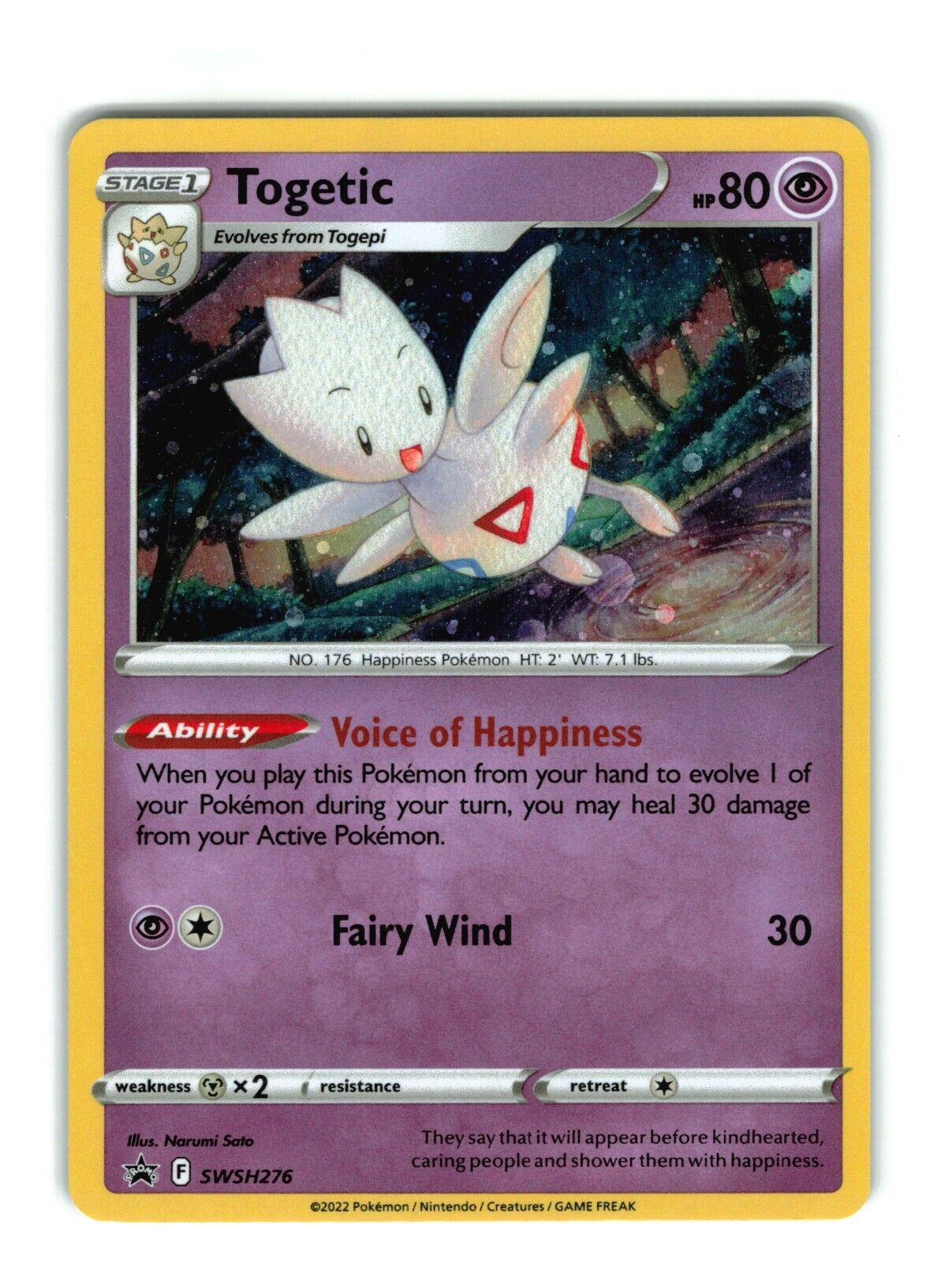 Togetic - SWSH276 - Cosmic Holo